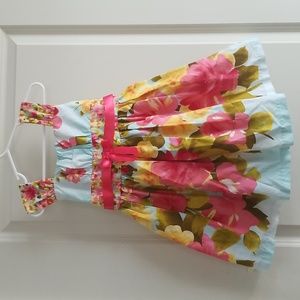 Casey Anne Floral Dress NWOT 4T